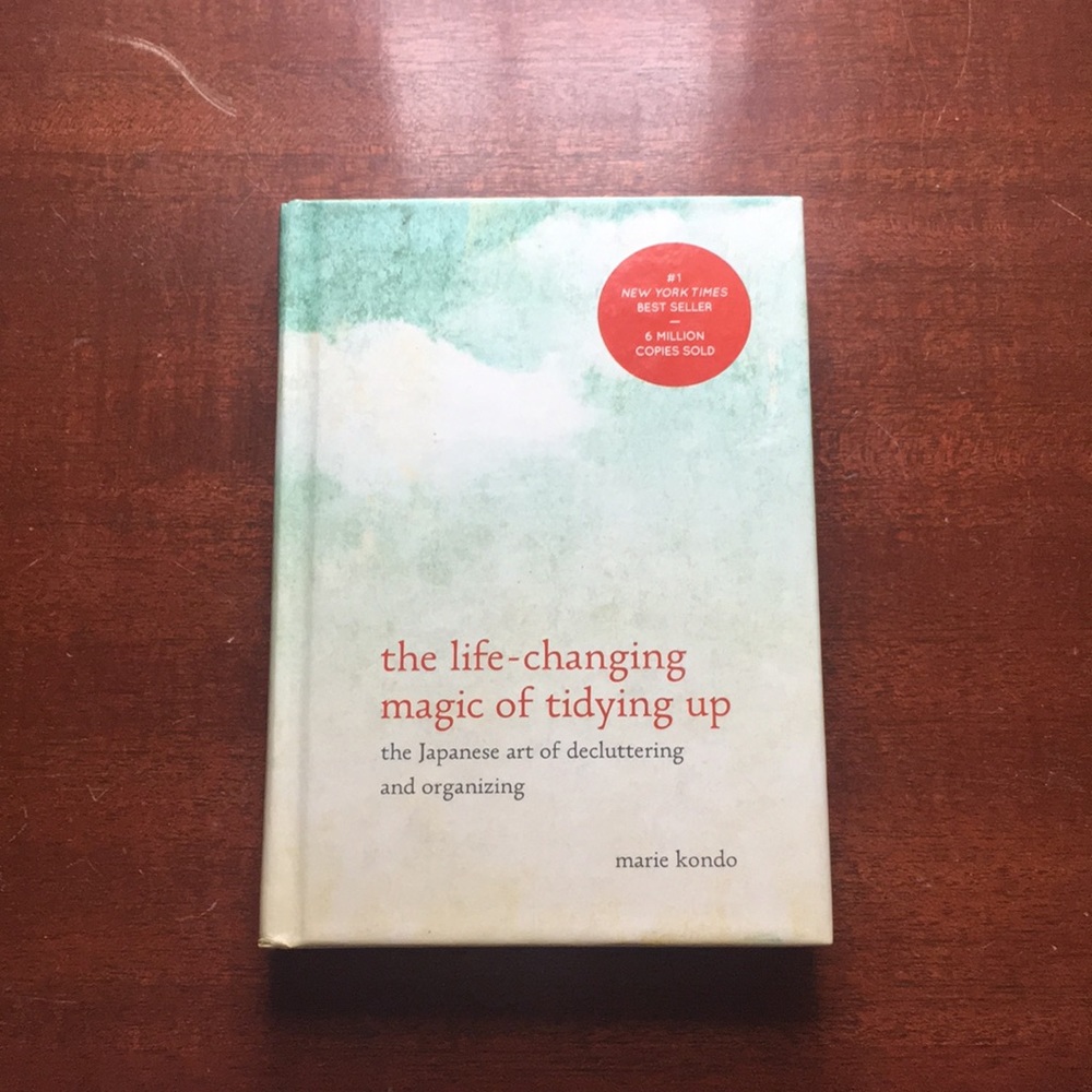 Marie Kondo tidying book